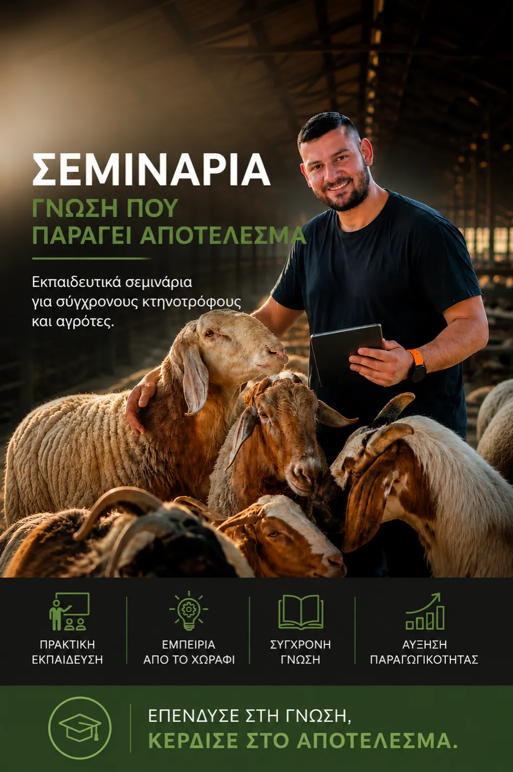 1ο Online Σεμινάριο Αιγοπροβατοτροφίας | Πώς να Ξεκινήσεις τη Δική σου Φάρμα