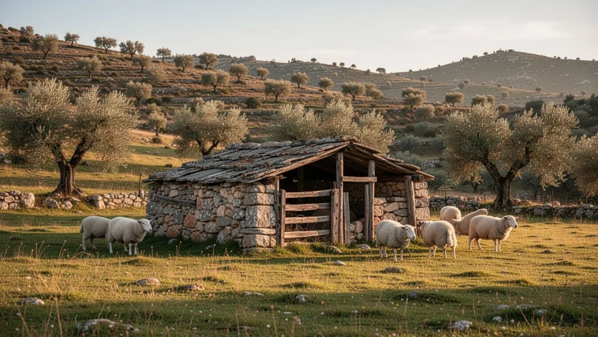 Πόσα Πρόβατα Χρειάζονται για να Ζήσει μια Οικογένεια; Οδηγός Κερδοφορίας & Εισοδήματος 2026 4 Παραδοσιακός στάβλος στην ύπαιθρο
